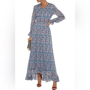 Mikael Aghal Multicolor Long Sleeve Dress NWT